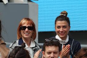 2025 French Open - Celebrities In Stand Day 14 NB