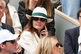 2025 French Open - Celebrities In Stand Day 14 NB