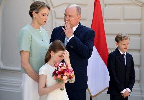 NO TABLOIDS - President Macron Visiting Monaco