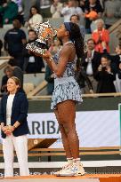 2025 French Open - Coco Gauff Winner NB