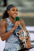 Roland Garros 2025 Final Women's LZ