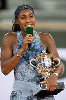 Roland Garros 2025 Final Women's LZ