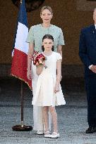 French President Macron visits Monaco