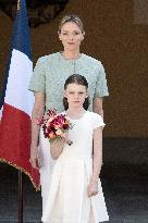 French President Macron visits Monaco