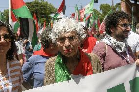 National Demonstration For Gaza in Italy - Rome