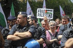 National Demonstration For Gaza in Italy - Rome