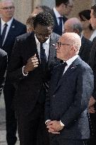 French President Macron visits Monaco