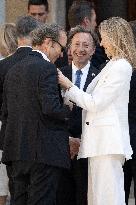 French President Macron visits Monaco