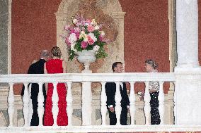 French President Macron visits Monaco.
