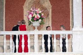 French President Macron visits Monaco.