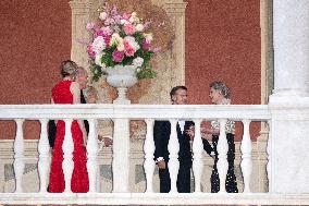 French President Macron visits Monaco.