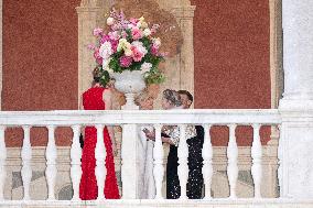 French President Macron visits Monaco.