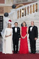 French President Macron visits Monaco.
