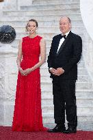 French President Macron visits Monaco.