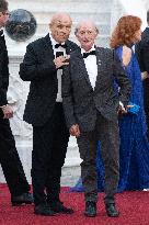 French President Macron visits Monaco.