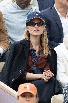 2025 French Open - Celebrities In Stand Day 14 NB