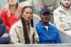 2025 French Open - Celebrities In Stand Day 14 NB