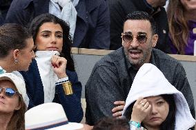 2025 French Open - Celebrities In Stand Day 14 NB
