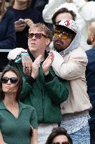 2025 French Open - Celebrities In Stand Day 14 NB