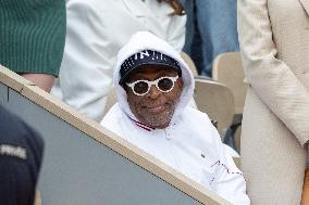 2025 French Open - Celebrities In Stand Day 14 NB