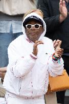 2025 French Open - Celebrities In Stand Day 14 NB