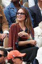 2025 French Open - Celebrities In Stand Day 14 NB