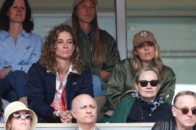 2025 French Open - Celebrities In Stand Day 14 NB