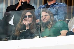 2025 French Open - Celebrities In Stand Day 14 NB