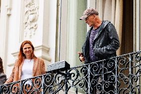 Sting Arrives At Royal Theater Carre - Amsterdam
