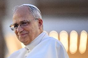 Pope Leo XIV Leads A Pentecost Vigil Prayer - Vatican