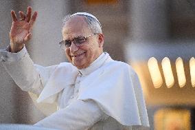 Pope Leo XIV Leads A Pentecost Vigil Prayer - Vatican