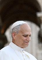 Pope Leo XIV Leads A Pentecost Vigil Prayer - Vatican