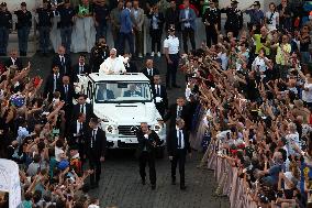 Pope Leo XIV Leads A Pentecost Vigil Prayer - Vatican
