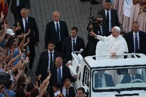 Pope Leo XIV Leads A Pentecost Vigil Prayer - Vatican