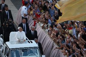 Pope Leo XIV Leads A Pentecost Vigil Prayer - Vatican