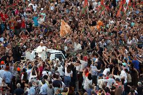 Pope Leo XIV Leads A Pentecost Vigil Prayer - Vatican