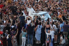 Pope Leo XIV Leads A Pentecost Vigil Prayer - Vatican