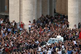 Pope Leo XIV Leads A Pentecost Vigil Prayer - Vatican