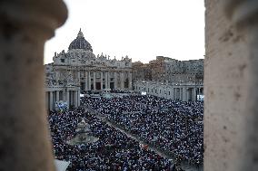 Pope Leo XIV Leads A Pentecost Vigil Prayer - Vatican