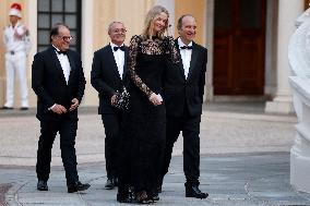 NO TABLOIDS -  President Macron Visits Monaco - State Diner - Day 1