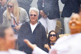 2025 French Open - Celebrities In Stand Day 15 NB