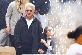 2025 French Open - Celebrities In Stand Day 15 NB