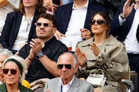 2025 French Open - Celebrities In Stand Day 15 NB
