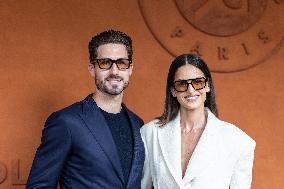 2025 French Open - Celebrities at Village Day 15 NB