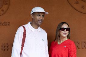 2025 French Open - Celebrities at Village Day 15 NB