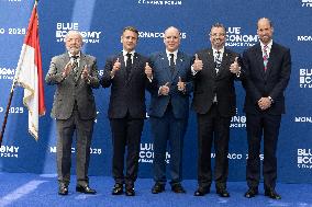 French President Macron visits- Monaco