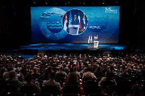French President Macron visits- Monaco