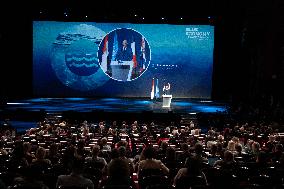 French President Macron visits- Monaco