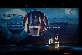 French President Macron visits- Monaco