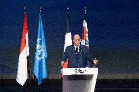 French President Macron visits- Monaco